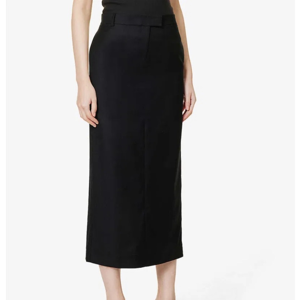 Aya Muse Wool Midi Skirt